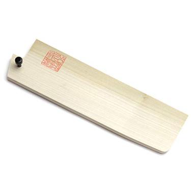 Imagem de Yoshihiro Protetor de lâmina de cobertura de madeira natural de magnólia para Nakiri (165 mm) 16,5 cm