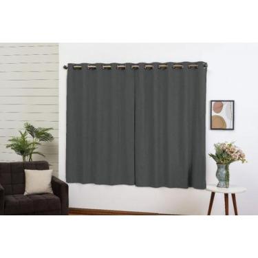 Imagem de Cortina Tecido Suede Semi Blecaute 2,80 X 1,70 Para Varão 2m - OutCasa