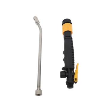 Imagem de Varinha de rega de névoa de aço inoxidável varinha de spray de alta pressão pulverizador ajustável para limpeza de jardim e carro G3/4 Frea interna 50,5cm