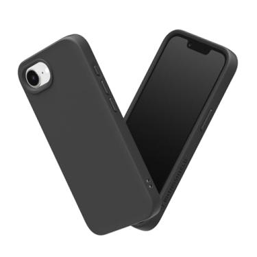 Imagem de RhinoShield Capa compatível com iPhone 16e | SolidSuit - Capa protetora de design fino absorvente de choque com acabamento fosco premium 3,5 m/proteção contra quedas de 3,4 m - Preto clássico