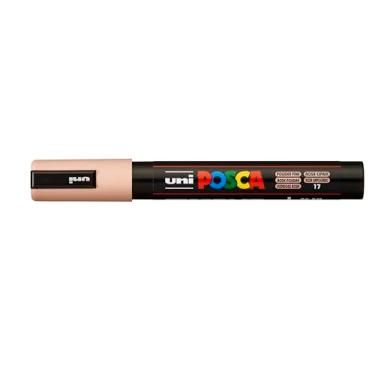 Imagem de PC-5M Caneta POSCA 2.5-6.8mm, Uni-Ball, Powder Pink, Caixa com 6 unidades