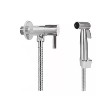 Imagem de Ducha Higiênica Cromada Metal - Registro E Flexível 1,2m