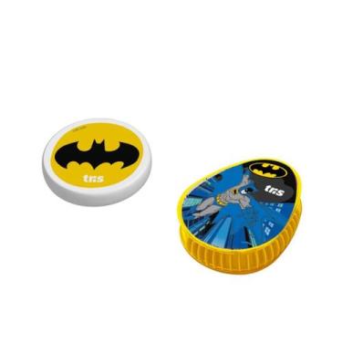 Imagem de Apontador e Borracha Tris Batman, Amarelo