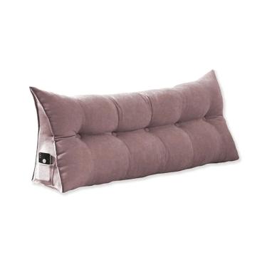 Imagem de Almofada de Apoio Para Encosto de Cabeceira Mel King 195 cm Suede Rose - dl Decor