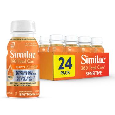 Imagem de Fórmula infantil Similac 360 Total Care Sensitive 8 onças x 24