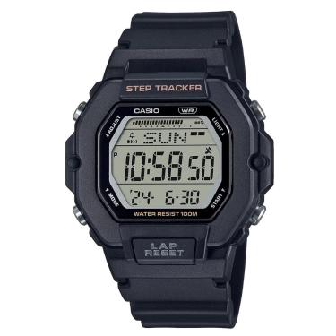 Imagem de Relógio de Pulso Casio Esportivo Crônometro Prova Dágua 100 Metros Quartz Feminino Digital Preto LWS-2200H-1AVDF