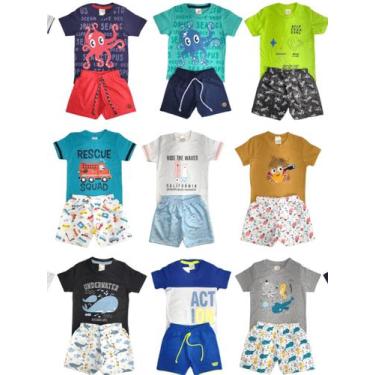 Imagem de Kit 12 Peças Sortidas  6 Conjuntos Verão Menino - Bykyko, 6