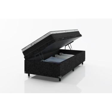 Imagem de Cama Box Baú Solteiro + colchão D33 88 X 14 Direto Da Fabrica
