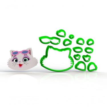 Imagem de Cortador Kit 44 Gatos Milady Tamanho 5 Cm