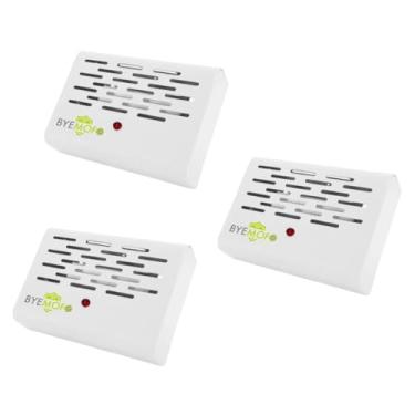 Imagem de Kit C/3 Anti Mofo Eletrônico Fungo Bolor Bactéria 110V Byemofo Despensa Closets Ropeiros Bibliotecas