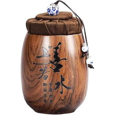 Imagem de Cabines de chá de cerâmica japonesa Caddy de chá tradicional Ornamento A08