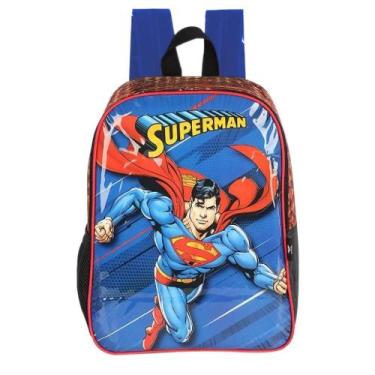 Imagem de Mochila De Costas Escolar Infantil Super Man Dc Universe - Luxcel