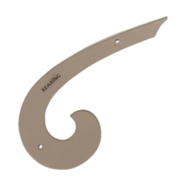 Imagem de Vaveren Régua clara de 12 polegadas Tool Tool Rousnding Rouve Régua de curva francesa para guias de fabricação de padrões