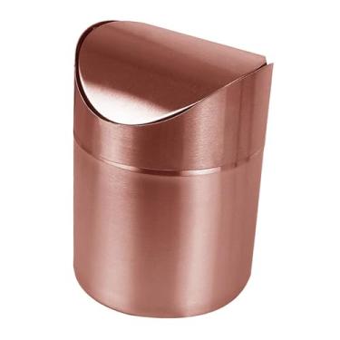 Imagem de MYCENSE Lixeira de pequena lixeira criativa multifuncional decorativa lixeira de mesa para quarto maquiagem vaidade