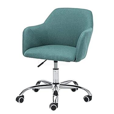 Imagem de Cadeiras de secretária de escritório cadeira de escritório cadeira de secretária giratória elevável cadeiras de direção com rodas confortáveis para quartos de estudantes cadeira de computador suporte