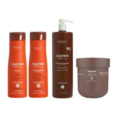 Imagem de Kit Arvensis Sham+Cond+Ativador Crespos 1l+Máscara 500g