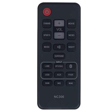 Imagem de Controle remoto de substituição NC306 NC306UH aplicável ao sistema de barra de som Sanyo Soundbar FWSB415E-A FWSB415EA