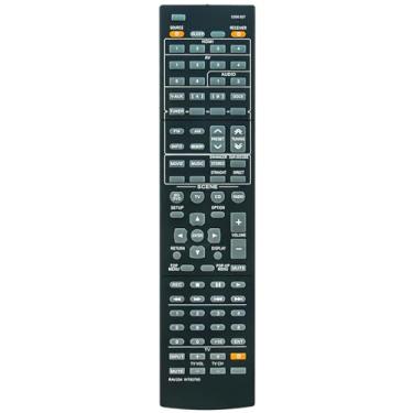 Imagem de Controle remoto de substituição RAV334 WT92700 aplicável para receptor AV Yamaha HTR-5063 RX-V467 RX-V567 RX-V467BL HTR-4063 YHT-693 YHT-893 RX-V567BL HTR-5063BL HTR-5063BL HTR--4063B G