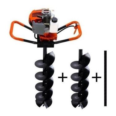 Imagem de Perfurador De Solo Gasolina 52cc + Broca + Extensor Vulcan