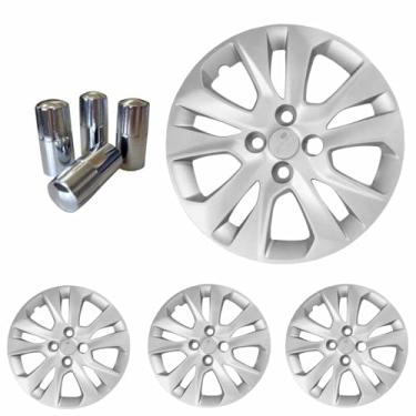 Imagem de Jogo Calota Aro 15 Onix Prisma 2020 + Selo Resinado + Tampa Ventil Cromada