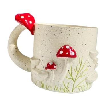 Imagem de IEUDNS Vaso de flores em formato de copo, recipiente para plantas, pequeno, versátil, enfeite de mesa em resina para quarto, mesa, sala de estar, presente de