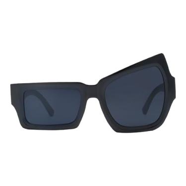 Imagem de Óculos De Sol Para Homens - Óculos De Sol De Praia Com Forma Irregular - Com Proteção UV Para Óculos De Sol Feminino Para Praia, Banhos De Sol, Natação, Ciclismo E Ar Livre