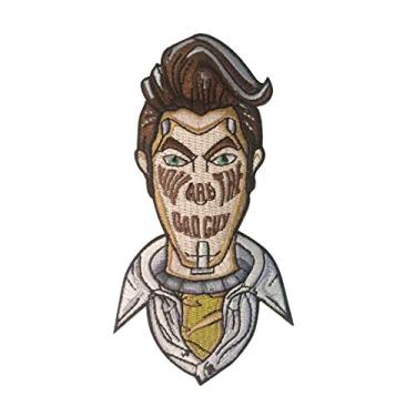 Imagem de Bandit Cult Leader King paródia de jogo de texto parasita - aplique de ferro bordado, Dashing, 5" Tall by 2.5" Wide, 1