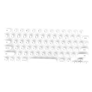 Imagem de BaotyJie Cobertura do teclado Skin for Long Nails Film para acessórios de arte de unhas Silicone criado para digitação para jogos, Branco