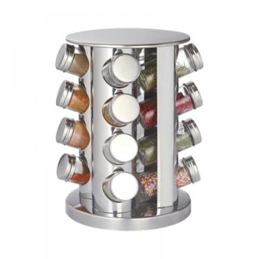 Imagem de Porta Condimentos Inox 16 Peças - Hauskraft - Importado