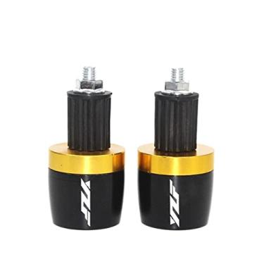 Imagem de Extremidades de manoplas de guidão de motocicleta, tampas de extremidade, acessórios deslizantes de peso para YZF R1 YZF R6 YZFR6 YZF R125 YZFR15 R25 YZF R3 YZF R25