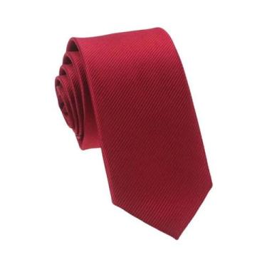Imagem de Gravata Jacquard Masculina Azul Escuro - Impermeável, 8cm x 6cm - Para