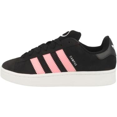 Imagem de adidas Campus 00S preto e rosa feminino, Preto e rosa, 8.5
