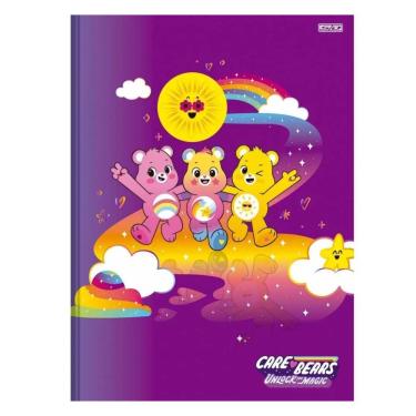 Imagem de Caderno Brochura Universitário A4 1 Matéria 80 Folhas Capa Dura Care Bears Sd Estampa 1