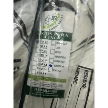 Imagem de Saco de lixo Hospitalar resíduo infectante 100 und todos tamanhos - No