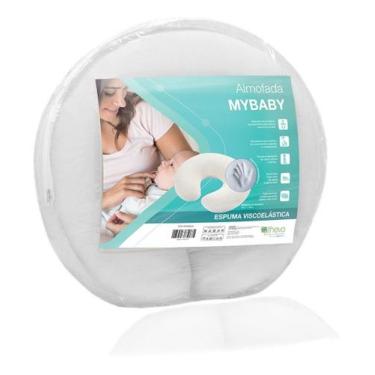 Imagem de Almofada De Amamentação Viscoelástica Branca - My Baby - Copespuma