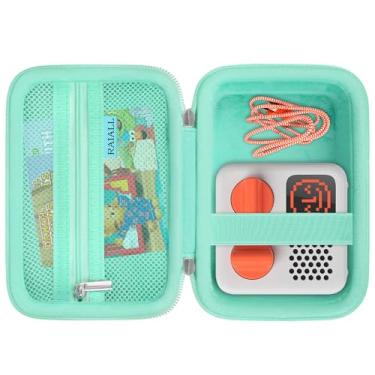 Imagem de RAIALL Estojo De Transporte Para Yoto Mini (Edição 2024) Reprodutor Áudio Bluetooth Infantil, Suporte Rígido Rádio, Bolsa Viagem Cartões, Compatível Com Audiolivros Infantis E Cabos, Verde