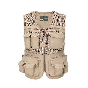 Imagem de Colete de pesca Spanye para homens, verão ao ar livre, casual, viagem 3XL