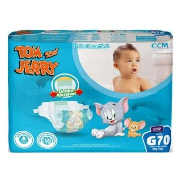 Imagem de Fralda Inf Tom E Jerry Hiper G C/70
