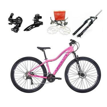 Imagem de Bicicleta Aro 29 Absolute Hera Feminina 24v Shimano K7 Freio Hidráulico Garfo com Trava...
