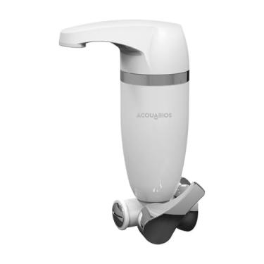 Imagem de Filtro De Água Com Torneira Acqua Premium Single Branca Bica Móvel Acquabios 1006-0040, Acquabios, Filtro Purificador De Água Com Bica Móvel, Branco E Cromado, Máxima Eficiência Comprovada
