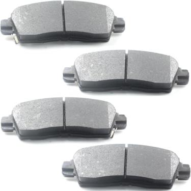 Imagem de GuuYebe Pastilhas de freio traseiras de cerâmica, para GMC 2007-2016 Acadia 2002-2009 Envoy XL XUV, para Chevy 2009-2017 Traverse Trailblazer EXT, para Buick 2008-2017 Enclave, para Saab 9-7x, 883