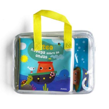 Imagem de Livro de banho: Mateo navega sobre as ondas: Um livro para brincar no banho e conhecer o mundo marinho.