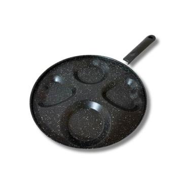 Imagem de Frigideira Indução 4 Ovos Antiaderente Iron Max 24 Cm - Thika