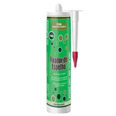 Imagem de Adesivo Cola Fixador De Espelho Cartucho 400Gr Branco