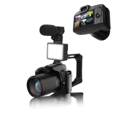 Imagem de Câmera digital HURRISE 64MP 4K 16X Zoom com bateria de 4800mAh