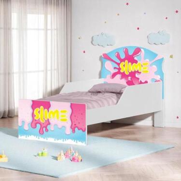 Imagem de Cama Infantil Tick Slime Menina Com Colchão - Mais de Casa