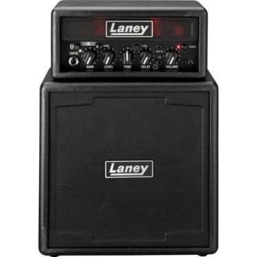 Imagem de Mini Amplificador Para Guitarra Laney Ministack-B-Iron Preto