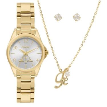 Imagem de Kit Relógio Condor Feminino Mimos E Sutilezas Co2036mze/k4k