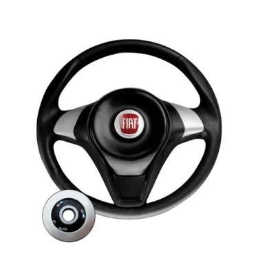 Imagem de Volante Fiat Palio Uno Siena Strada Fiorino Marea Ducato - Compatível 