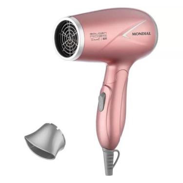 Imagem de Secador de Cabelo Travel Mondial SC47GR Golden Rose 1200W Bivolt, Gold